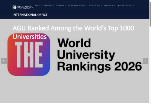 International Office | Abdullah Gul University