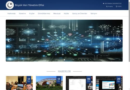 Büyük Veri Yönetim Ofisi | ADYÜ