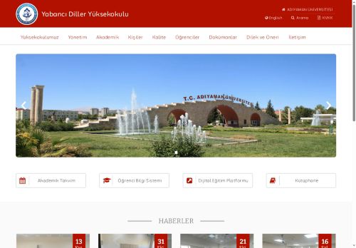 Yabancı Diller Yüksekokulu | ADYÜ