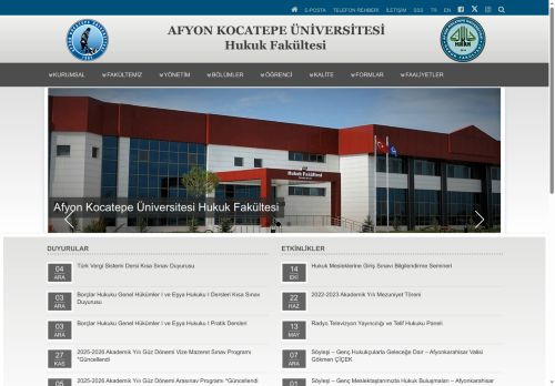 Hukuk Fakültesi | AKÜ