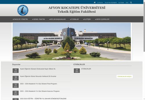 Teknik Eğitim Fakültesi | AKÜ