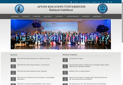 İlahiyat Fakültesi | AKÜ