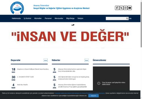 Sosyal Bilgiler ve Değerler Eğitimi Uygulama ve Araştırma Merkezi