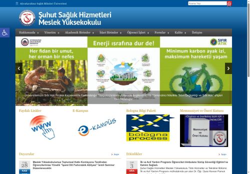 Bir başka Afyon Sağlık Bilimleri Üniversitesi site sitesiŞuhut Sağlık Hizmetleri MYO | Bir başka Afyon Sağlık Bilimleri Üniversitesi site sitesi - Şuhut Sağlık Hizmetleri MYO