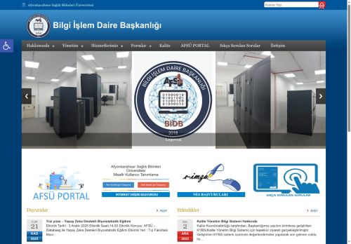Afyonkarahisar Sağlık Bilimleri ÜniversitesiBilgi İşlem Daire Başkanlığı | Afyonkarahisar Sağlık Bilimleri Üniversitesi - Bilgi İşlem Daire Başkanlığı