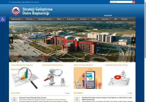 Sağlığın ÜniversitesiStrateji Geliştirme Daire Başkanlığı | Sağlığın Üniversitesi - Strateji Geliştirme Daire Başkanlığı