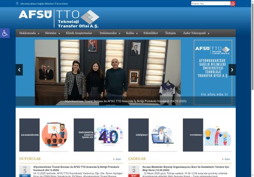 AFSÜ Teknoloji Transfer OfisiAfyonkarahisar Sağlık Bilimleri Üniversitesi Teknoloji Transfer Ofisi A.Ş. | AFSÜ Teknoloji Transfer Ofisi - Afyonkarahisar Sağlık Bilimleri Üniversitesi Teknoloji Transfer Ofisi A.Ş.