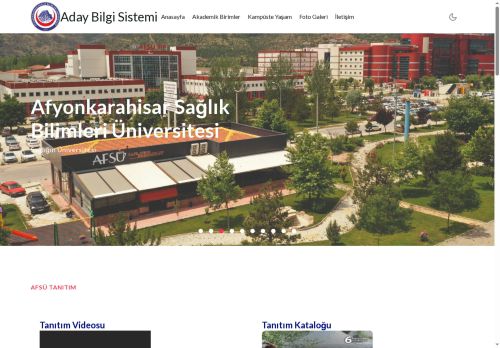 AFSÜ Aday Bilgi Sistemi
