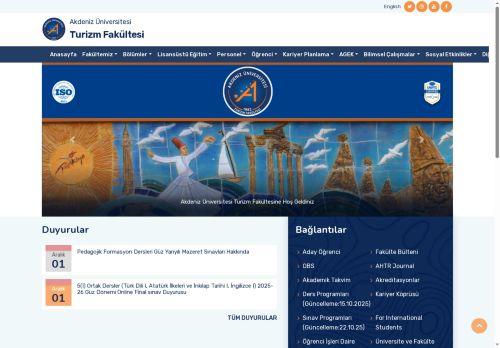 Turizm Fakültesi-Ana Sayfa