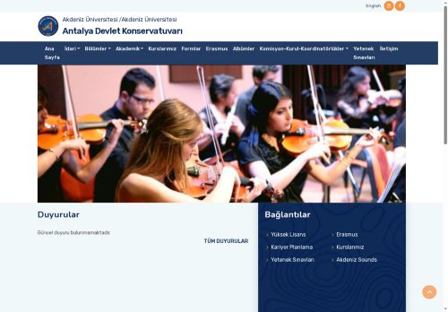 Antalya Devlet Konservatuvarı-Ana Sayfa
