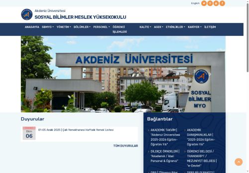Sosyal Bilimler MYO-Ana Sayfa