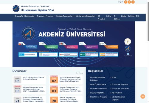 Uluslararası İlişkiler Ofisi-Ana Sayfa