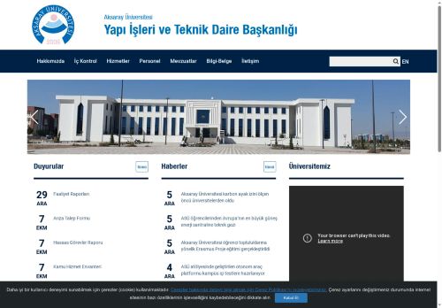 Yapı İşleri ve Teknik Daire Başkanlığı