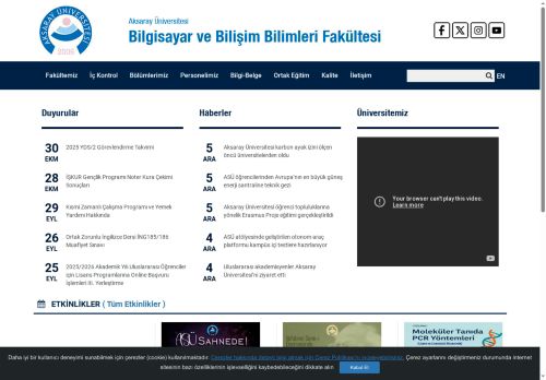 Bilgisayar ve Bilişim Bilimleri Fakültesi