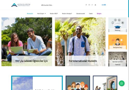Anasayfa - Antalya Bilim Üniversitesi Aday Öğrenci