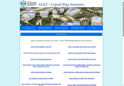 ALKÜ CBS UYGULAMALARI