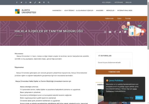 Halkla İlişkiler ve Tanıtım Müdürlüğü