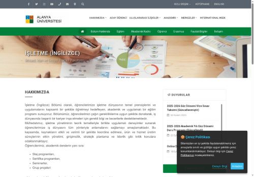 İşletme (İngilizce)