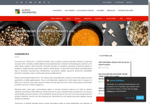 Gastronomi ve Mutfak Sanatları