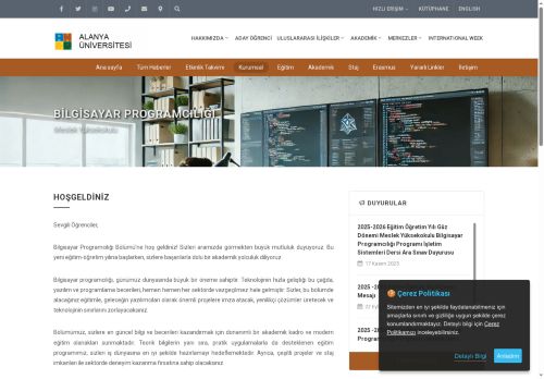 Bilgisayar Programcılığı