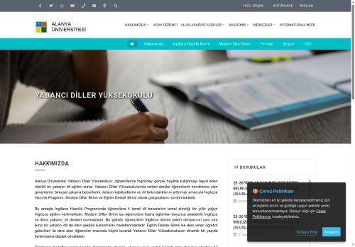 Yabancı Diller Yüksekokulu