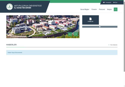 Artvin Çoruh Üniversitesi- İç Denetim Birimi