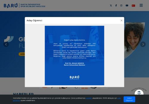 Bartın Üniversitesi - Ana Sayfa - Spor Bilimleri Fakültesi