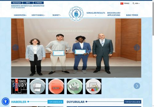Study In Bandırma - BANDIRMA ONYEDİ EYLÜL ÜNİVERSİTESİ