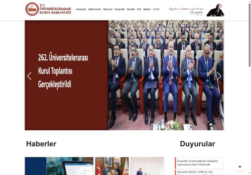 Ana Sayfa | Üniversiteler Arası Kurul