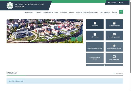 Artvin Çoruh Üniversitesi - Mevlana