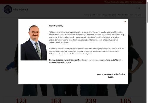 Aday Öğrenci – ATAÜNİ