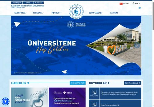 Genel Sekreterlik - BANDIRMA ONYEDİ EYLÜL ÜNİVERSİTESİ