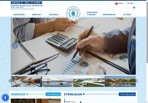 İdari ve Mali İşler Daire Başkanlığı - BANDIRMA ONYEDİ EYLÜL ÜNİVERSİTESİ