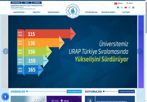 Kurumsal İletişim Koordinatörlüğü - BANDIRMA ONYEDİ EYLÜL ÜNİVERSİTESİ