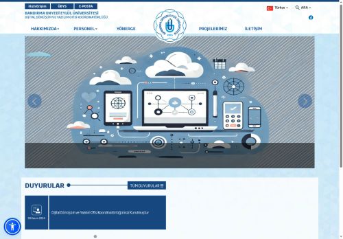 Dijital Dönüşüm ve Yazılım Ofisi Koordinatörlüğü - BANDIRMA ONYEDİ EYLÜL ÜNİVERSİTESİ