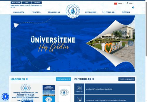 meyok - BANDIRMA ONYEDİ EYLÜL ÜNİVERSİTESİ