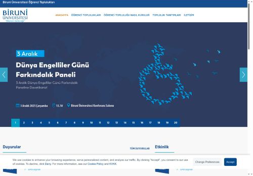 Biruni Üniversitesi Öğrenci Toplulukları