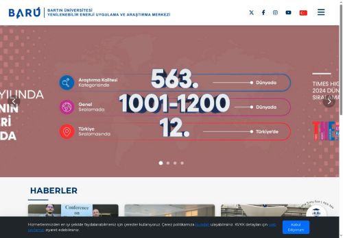 Bartın Üniversitesi - Ana Sayfa - Yenilenebilir Enerji Uygulama ve Araştırma Merkezi