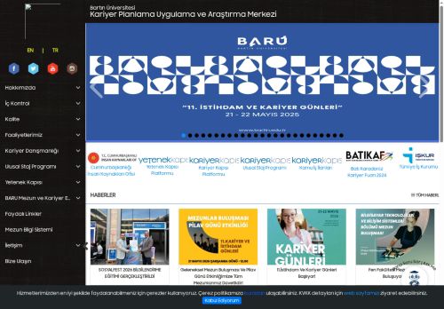 Bartın Üniversitesi - Ana Sayfa - Kariyer Planlama Uygulama ve Araştırma Merkezi