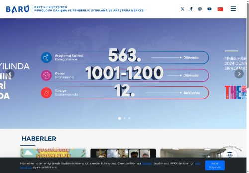 Bartın Üniversitesi - Ana Sayfa - Psikolojik Danışma ve Rehberlik Uygulama ve Araştırma Merkezi