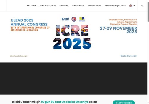 XX. Uluslararası Eğitimde Araştırmalar Kongresi