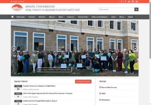 FİZİK TEDAVİ VE REHABİLİTASYON FAKÜLTESİ