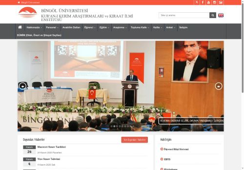 KUR'AN-I KERİM ARAŞTIRMALARI ve KIRAAT İLMİ ENSTİTÜSÜ