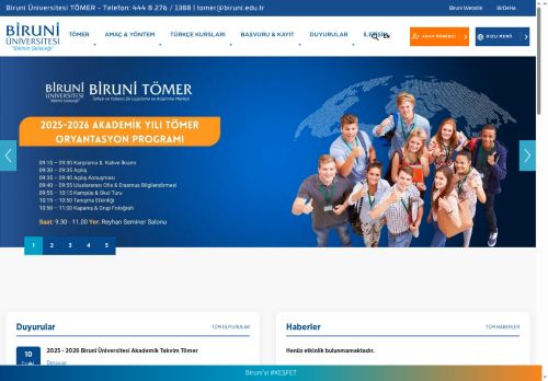 TÖMER – Biruni Üniversitesi