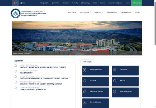 Çankırı Karatekin Üniversitesi - Yaran Kültürünü Uygulama ve Araştırma Merkezi