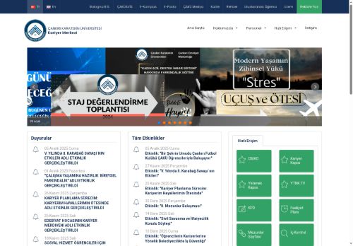 Çankırı Karatekin Üniversitesi - Kariyer Merkezi