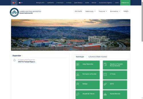Çankırı Karatekin Üniversitesi - Genel Sekreterlik