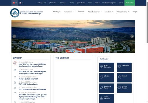 Çankırı Karatekin Üniversitesi - YLSY Burs Koordinatörlüğü