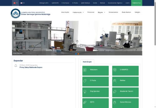 Çankırı Karatekin Üniversitesi - Döner Sermaye İşletme Müdürlüğü