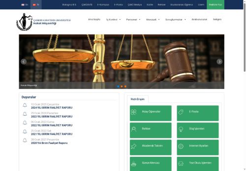 Çankırı Karatekin Üniversitesi - Hukuk Müşavirliği